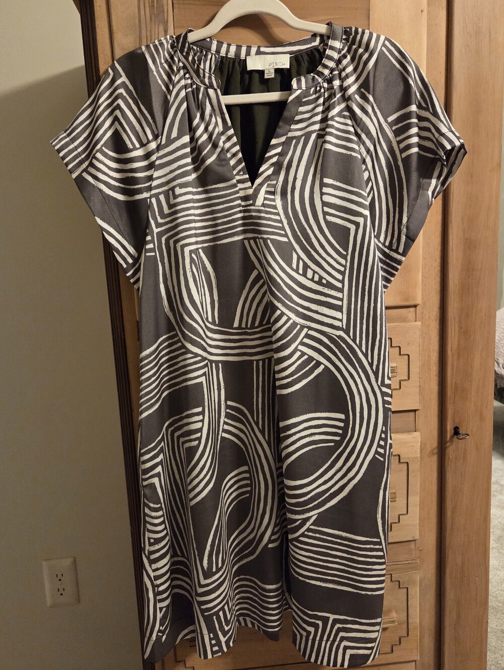 Pinch Geometric Midi Dress